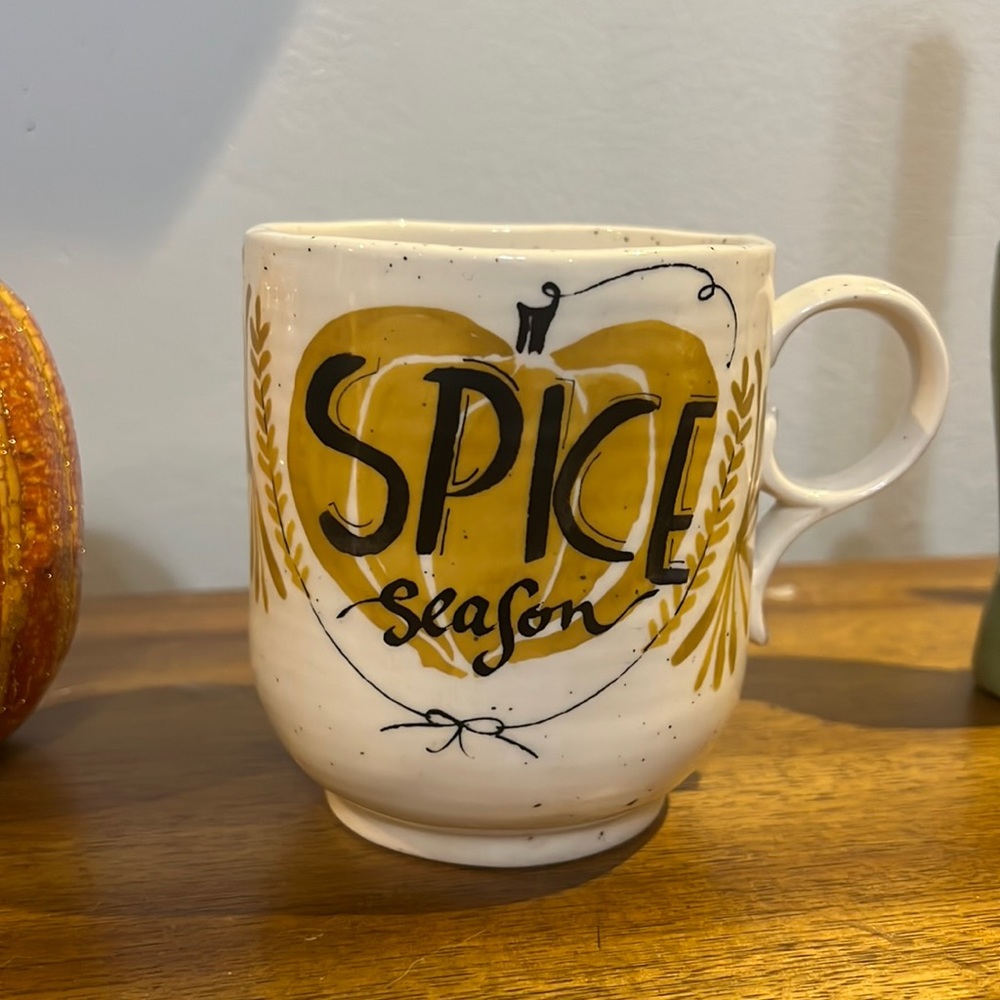 Anthropologie Fall mug